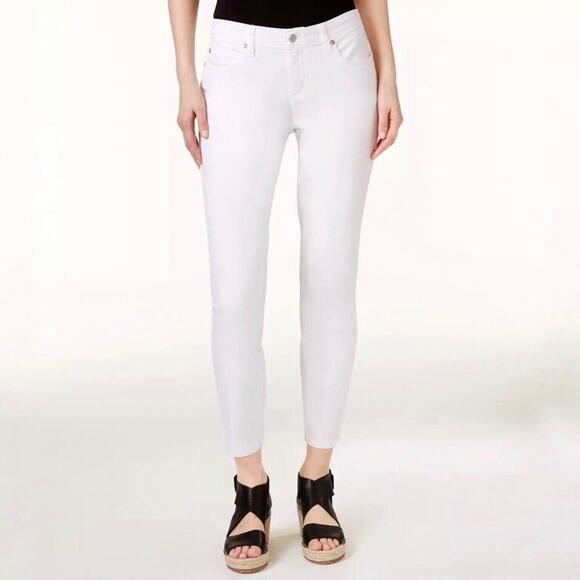 Eileen Fisher Jeans Women’s 6P White Organic Cotton Stretch Slim Ankle NWT $178 - Picture 6 of 12